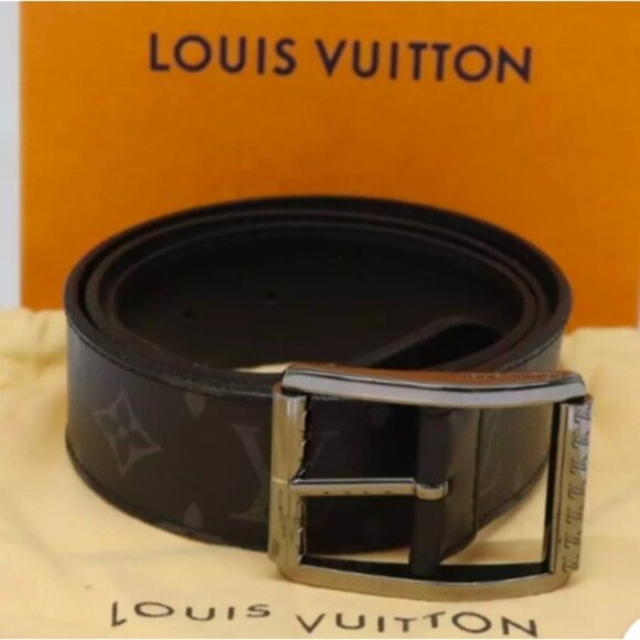 Louis Vuitton Other - AUTHENTIC Louis Vuitton Men's Reversible Black Designer Belt Size 38